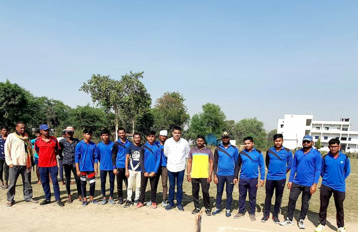 जिला पंचायत सभापति ने किया युवा खिलाड़ियों का उत्साहवर्धन..