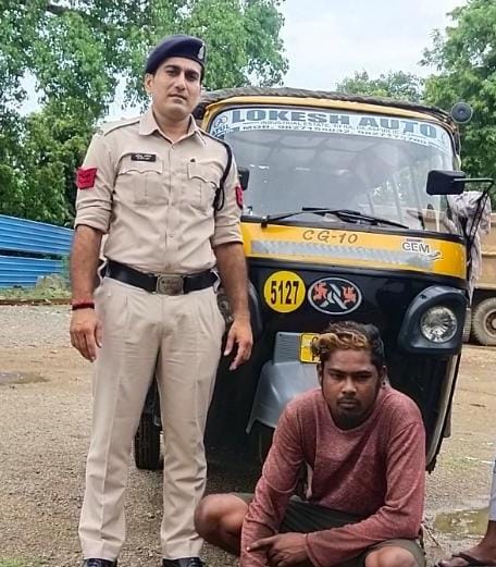 थाना चकरभाठा द्वारा आटो चोरी करने वाले अपराधी को किया गया गिरफ्तार … थाना चकरभाठा द्वारा आटो चोरी करने वाले अपराधी को किया गया गिरफ्तार …