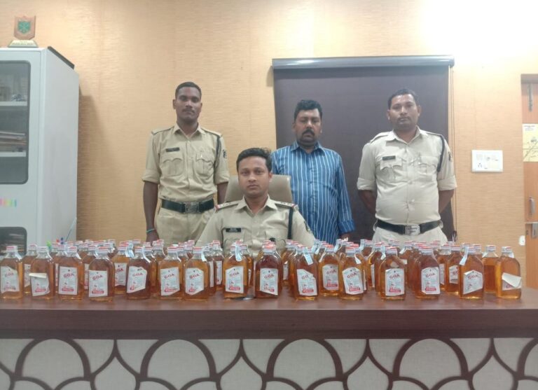 मध्यप्रदेश राज्य से शराब की आयात करने वाला तश्कर गिरफ्तार…. मध्यप्रदेश राज्य से शराब की आयात करने वाला तश्कर गिरफ्तार….