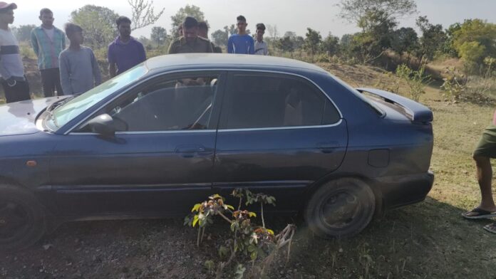 बिलासपुर संजू हत्याकांड का बड़ा अपडेट शूटरों की नीली रंग की कार लावारिश हालत मेंं…