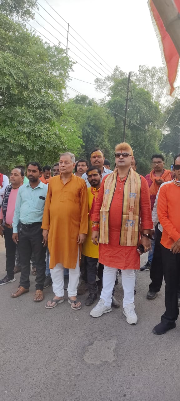 हनुमान जन्म उत्सव पर धार्मिक जागृति मंच का विशाल शोभायात्रा, स्वागत के लिए उमडे बिलासपुर वासी…