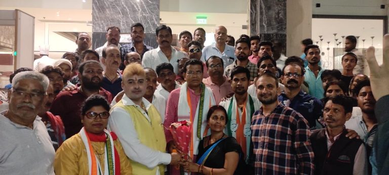 त्रिलोक श्रीवास के मार्गदर्शन में प्रदेश कांग्रेस अध्यक्ष मोहन मरकाम का आतिशी स्वागत…