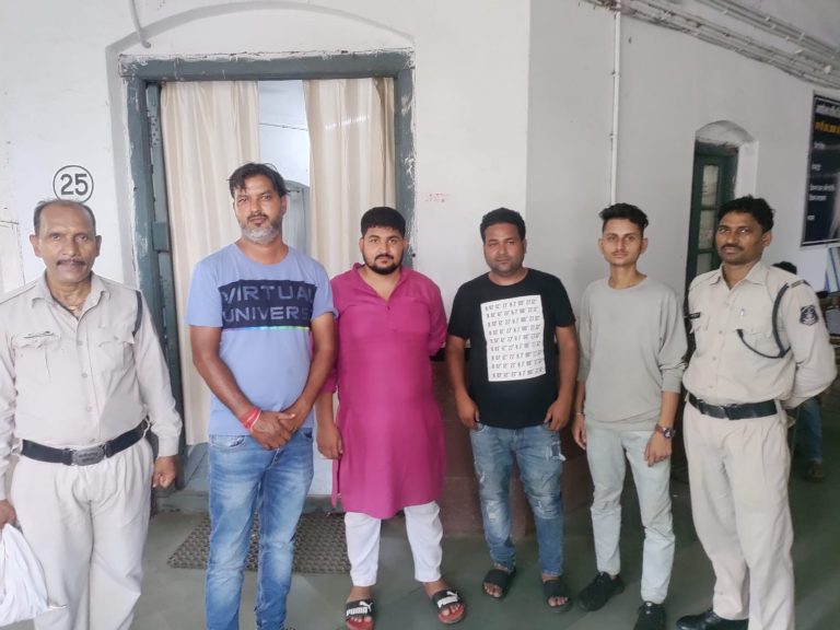 उपद्रवी रात्रि में शहर की शांति व्यवस्था कर रहे थे भंग,थाना सिविल लाइन में प्रतिबंधात्मक धाराओं में की गई कार्यवाही…