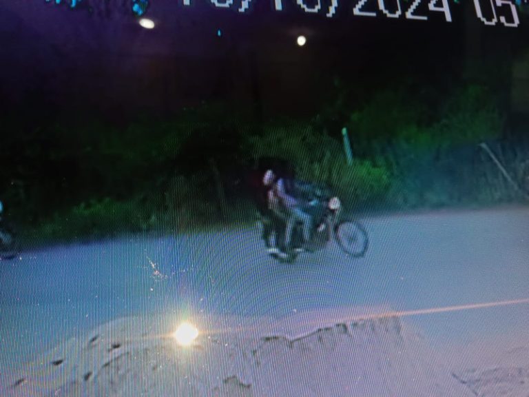 सरपंच प्रतिनिधि की गाड़ी हुई चोरी नजदीकी दूकान में लगे सीसीटीवी कैमरे में भागते हुए कैद..