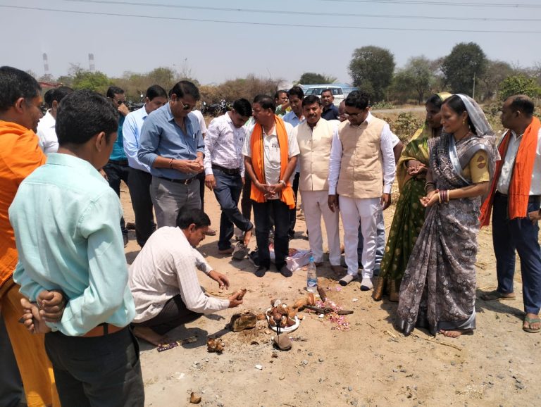 एनटीपीसी सीपत की सौगात: कौड़िया और रलिया में 80 लाख के विकास कार्यों का भूमि पूजन