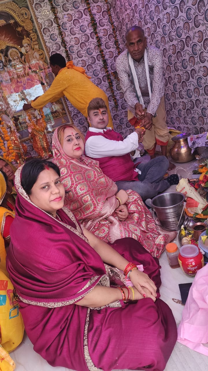 मंदिर निर्माण स्वर्ग का द्वार खोलता है- त्रिलोक चंद श्रीवास….