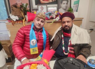 कांग्रेस नेता त्रिलोक श्रीवास ने दिल्ली में कांग्रेस ओबीसी विभाग के राष्ट्रीय अध्यक्ष अनिल जयहिंद से मिलकर जताया आभार….