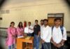अटल बिहारी वाजपेयी विश्वविद्यालय में आज भारतीय राष्ट्रीय छात्र संगठन बिलासपुर जिला उपाध्यक्ष अदिति वर्मा के नेतृत्व में परीक्षा परिणाम में हो रही गड़बड़ी को लेकर सौंपा गया ज्ञापन..